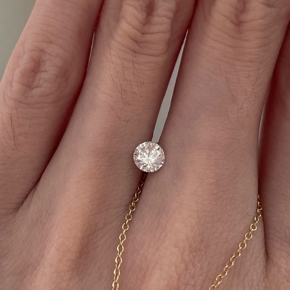 Estate 0.45ct natural earth-mined diamond vintage old round cut 1/2 carat 5mm - Picture 5 of 14